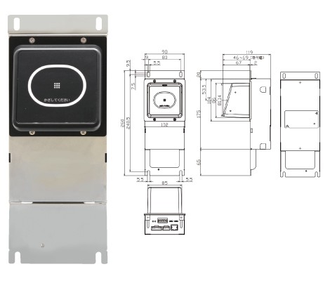 RFID/ICタグ自販機リーダ｜GTR-30L2｜ユタカ電気製