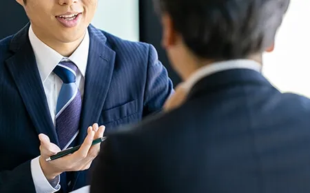 保守契約の内容について打ち合わせ