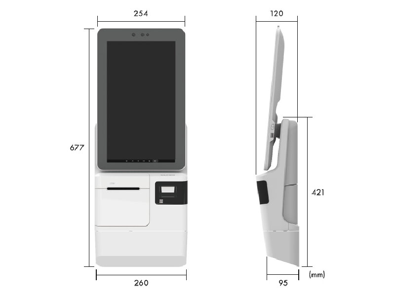 タッチパネル式券売機 smooder（スムーダー）コンパクトタイプ｜日本カード製